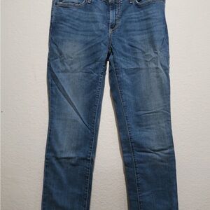 Eddie Bauer Blue Denim Jeans Curvy Straight
